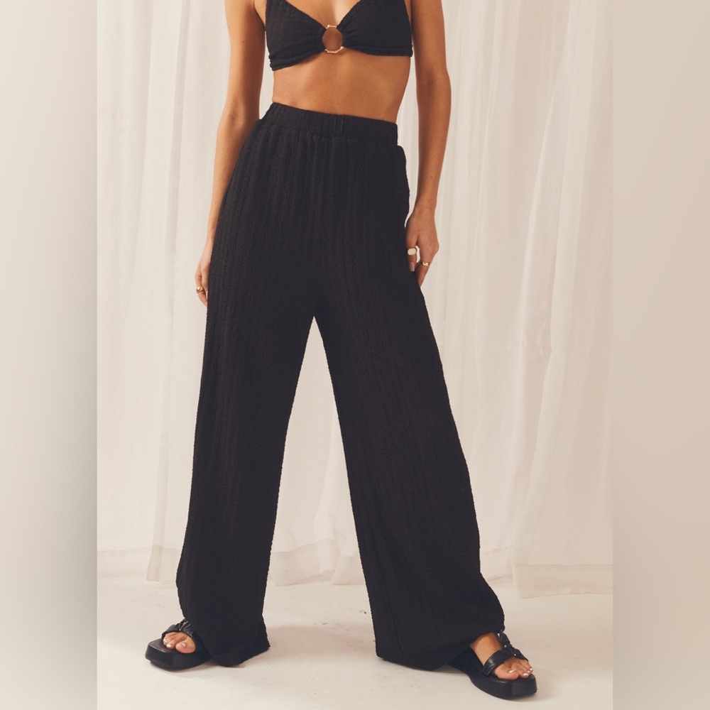Peppermayo Black Wide Leg Pants